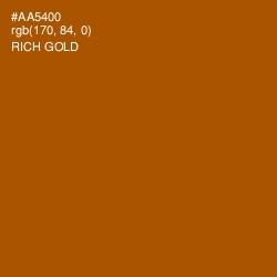 #AA5400 - Rich Gold Color Image